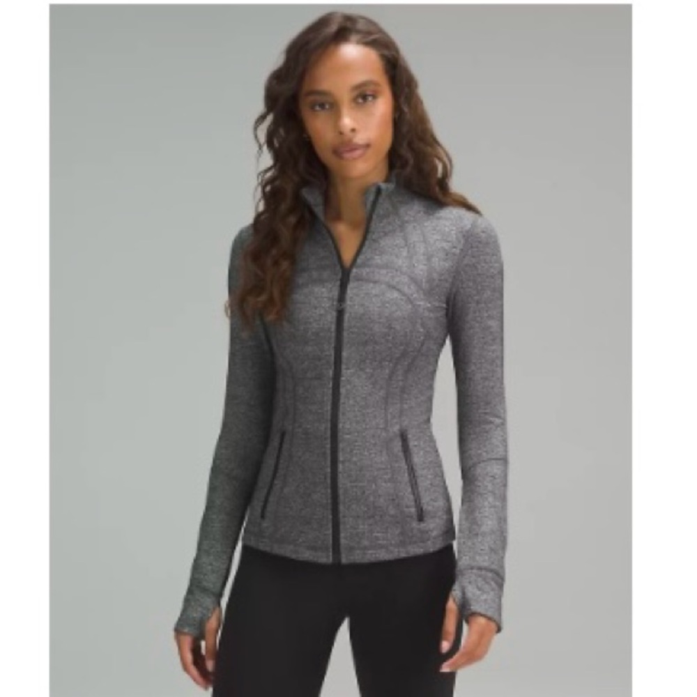 Define Jacket, *Luon, size 8, heathered black
